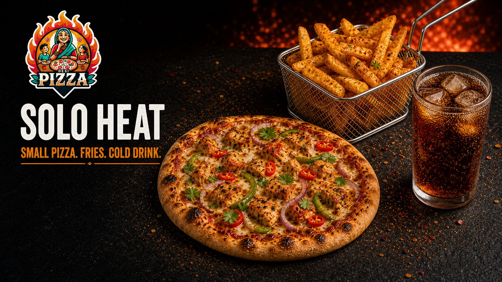Solo Heat from Desi Pizza