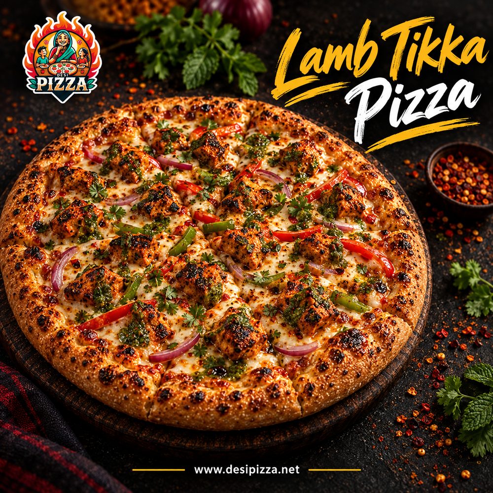 Lamb Tikka Pizza