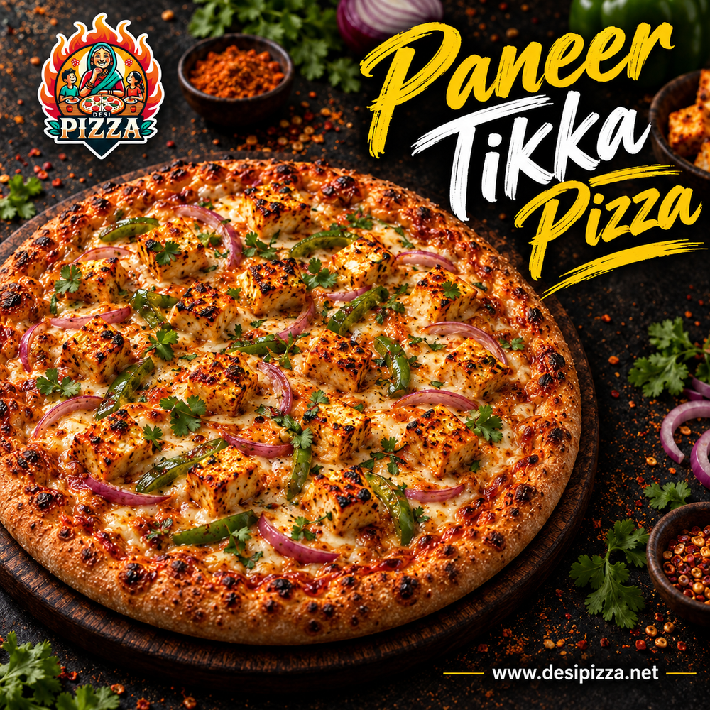 Paneer Tikka Pizza