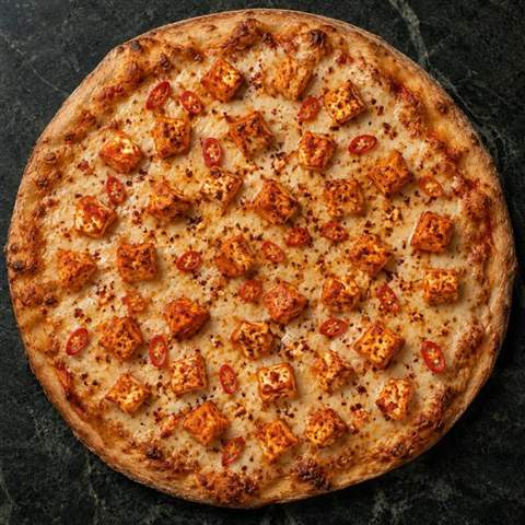 Fire Paneer Pizza — illustrative Swaminarayan recipe preview