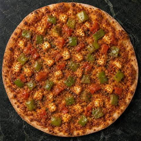 Kadai Paneer Pizza — illustrative Swaminarayan recipe preview