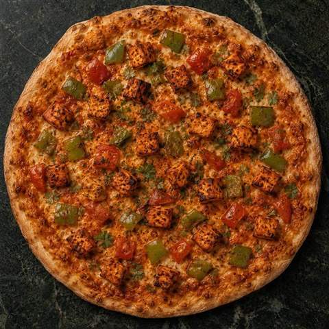 Tandoori Paneer Pizza — illustrative Swaminarayan recipe preview
