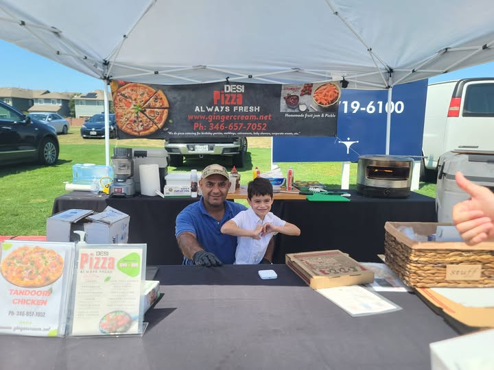 "We cook our pizzas live, right in front of you—using unbleached flour, no high-fructose corn syrup, and 100% real ingredients."